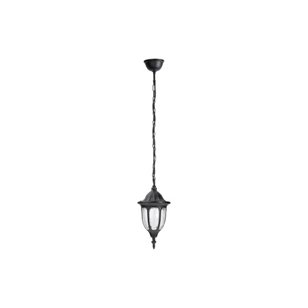 Venkovní LED zahradní závěsná lampa MILANO E27 IP43 Lucerna Černá RABALUX