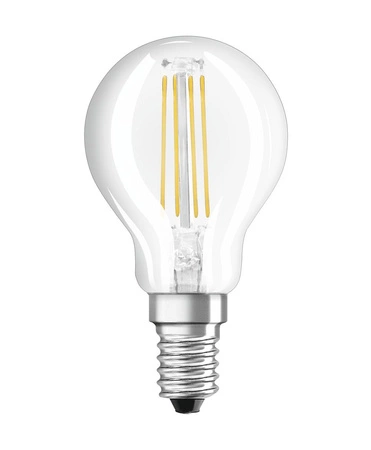 5x LED žárovka E14 P45 4W = 40W 470lm 2700K Teplá bílá Filament OSRAM Base