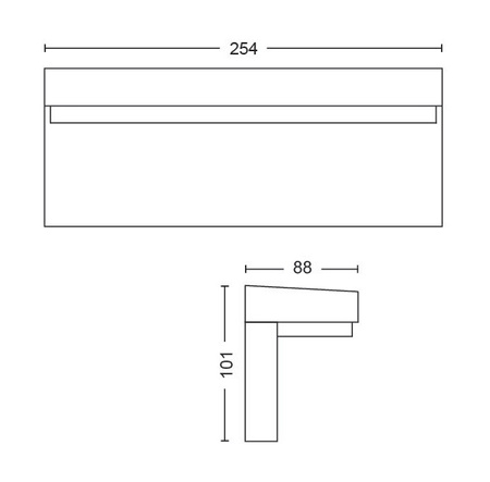 Venkovní nástěnná lampa Philips HUE Nyro WACA 13,5 W černá 17456/30/P7