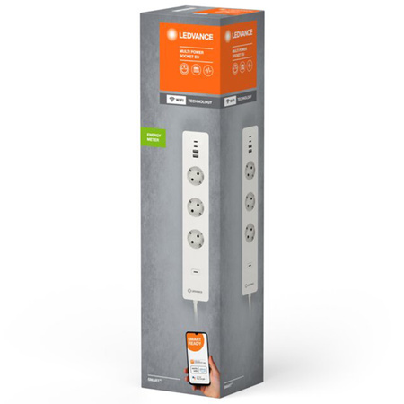 Smart+ Wifi Intelligent Power Strip 3x 230V 2x USB C 2x USB A Ledvance