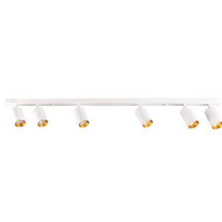 Pásové svítidlo Stropní a nástěnné LED svítidlo 6 x GU10 MARIBEL White GOLDLUX (Polux)