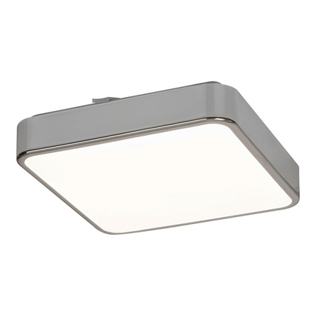 Plafond LED stropní svítidlo pro povrchovou montáž koupelnové svítidlo 22W 1800lm 3000-6000K CCT RGB časovač chrom IP44 moderní Wolimir 2982 Rabalux