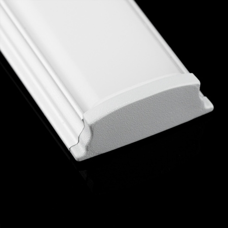 Povrchový Hliníkový Profil pro LED KM34, Stříbrný 2m + Mléčná Krytka + Záslepky LUMILED