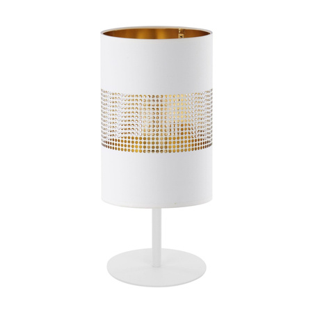 BOGART WHITE bílo-zlatá moderní stolní lampa E27 5059 TK Lighting