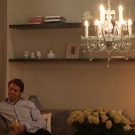 Žárovka LED E27, B35 8W = 60W 806lm 4000K Neutrální bílá 180° LUMILED