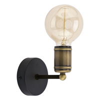 RETRO Nástěnné svítidlo černá patina Retro styl E27 1900 TK Lighting