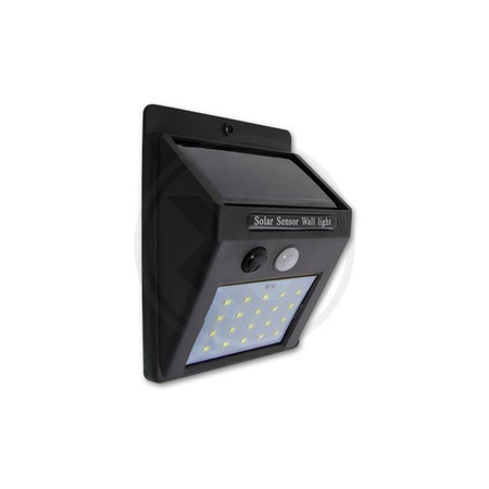 Solární LED reflektor 3W 5500-6000K studená bílá IP65 Black Masterled Motion Sensor