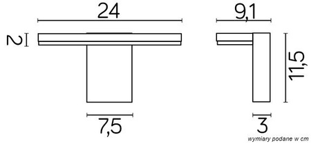 Venkovní zahradní fasádní svítidlo LED nástěnné svítidlo Fler 17601 DG 10W 720lm 4000K Neutrální bila Su-Ma