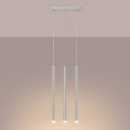 Stropní závěsné svítidlo Tuba Spot 3x G9 Beige Pastelo Ocean Green SL.1514 Sollux