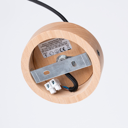 JAGA E27 černá skandinávská stropní závěsná lampa SOLLUX