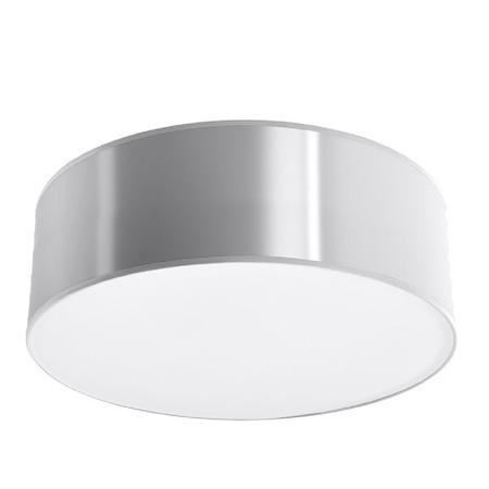 LED stropní svítidlo ARENA E27 kruhové 25cm šedé SOLLUX