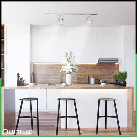 GU10 ES111 White VICTUS busbar light Lumiled jednofázové svítidlo pro přípojnice