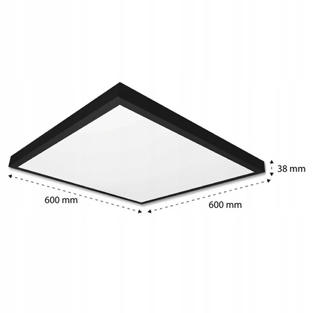 Povrchový panel LED Plafond 40W 4500K 60x60 square