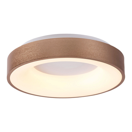 Plafond LED stropní svítidlo Povrchová montáž 50W 3400lm 4000K Zlatá Moderní Carmella Rabalux