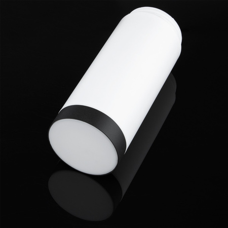 Venkovní zahradní lampa E27 BLACK POST 45 cm s pohybovým a soumrakovým senzorem