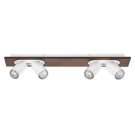 LED nástěnné stropní světlo LED reflektor 4-bodový dekorativní dřevo 13,6W GU10 bílý LEDVANCE