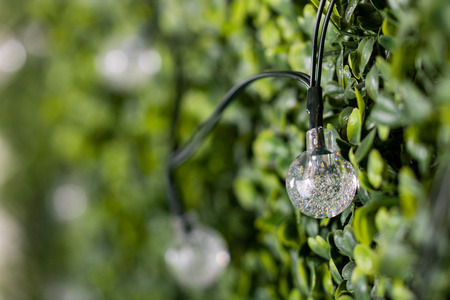 Solární zahradní okrasné girlandy Světelný řetěz 20 koulí Teplá bílá barva 400 cm