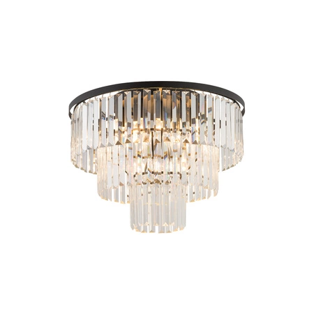 Stropní lustr 9x E14 Black Glamour CRISTAL M 7627 Nowodvorski