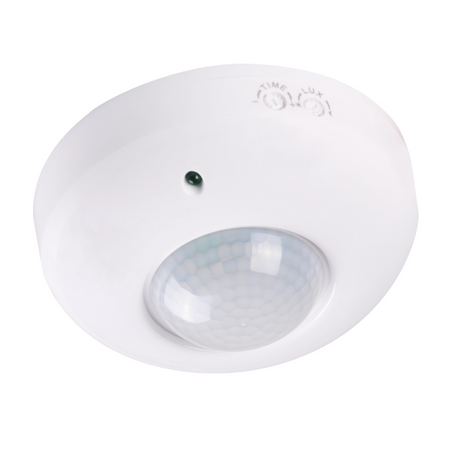 PIR pohybový senzor 6m 120° s ovládáním Povrchová montáž Bílá Sanico Goldlux