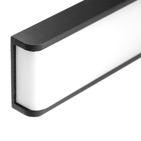 VENUS Zrcadlová lampa LED koupelnová nástěnná lampa 8W 580lm černá a zlatá 40cm