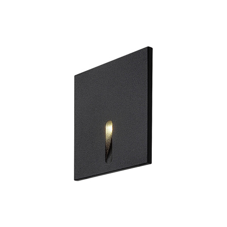 Schodišťové svítidlo LED 3W 10lm 3000K Black Industrial Boven Rabalux