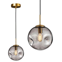 Moderní GLASS GRY stropní závěsné svítidlo pro LED E27 Sphere