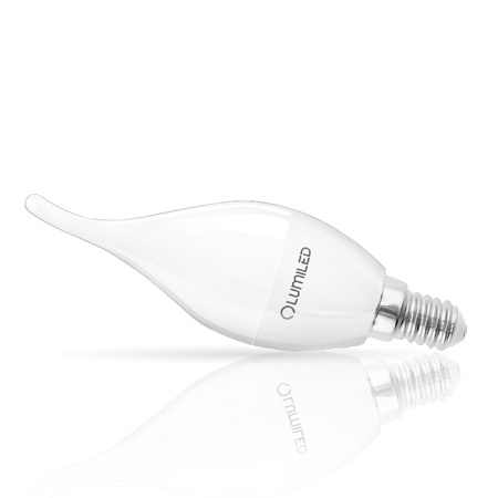 Žárovka LED E14, BA35 8W = 60W 806lm 4000K Neutrální bílá 180° LUMILED