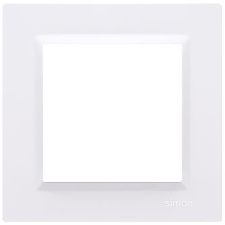 Jednoduchý rám pro vypínače. zásuvky. bílá CR1/11 CONTACT SIMON