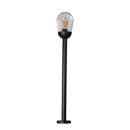 LIEGO E27 IP44 97cm Černá venkovní sloupová zahradní lampa KANLUX