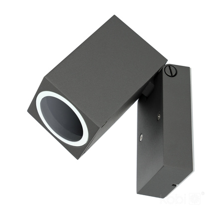 Zahradní venkovní nástěnné svítidlo GU10 IP44 Grey Quazar Kobi