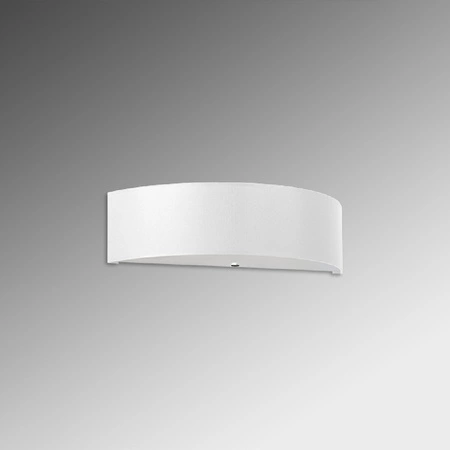 LED SKALA 2xE27 Nástěnné svítidlo Semi-circular white SOLLUX