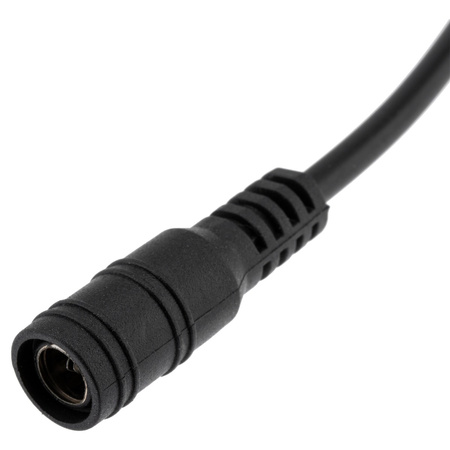 Konektor napájení DC 2.1 / 5.5 mm, Montážní s kabelem s aretací 15cm LUMILED