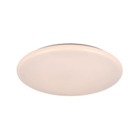 Plafond LED stropní světlo Povrchová montáž 60W 4800lm 3000-6500K CCT Stmívatelné dálkové ovládání Bílá Moderní Danny Rabalux