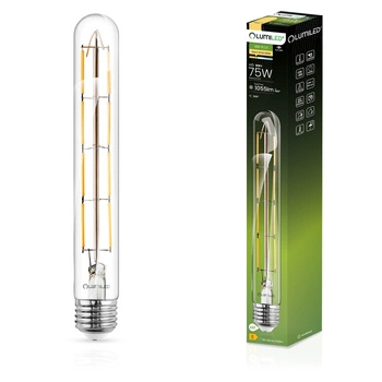 Žárovka LED E27, T30 8W = 75W 1055lm 3000K Teplá bílá 360° Filament LUMILED