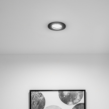 Kruhové halogenové svítidlo pod omítku AURELI Graphite sheet MR16 GU10 LUMILED