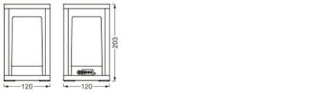 Chytrá venkovní LED stolní lampa RGB+W WIFI SMART+ POWERBANK USB FRAME STŮL LEDVANCE