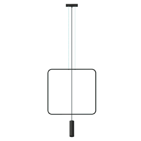 LED závěsné stropní svítidlo RANA GU10 Overhang Black SOLLUX