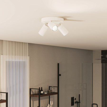 Reflektorové stropní svítidlo 3x GU10 IP44 bílé Kosipo Philips