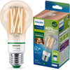 LED žárovka E27 A60 4,3W = 60W 903lm 2700-4000K TW FILAMENT UltraEfficient Smart SMART WiFi Bluetooth App WiZ Philips