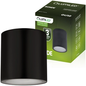 Povrchové Halogenové svítidlo, Venkovní lampa GU10 IP54 95mm TUBA SPOT Kulatá RONDE LUMILED