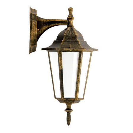 Nástěnné svítidlo zahradní fasádní svítidlo LIGURIA-LT spodní 1xE27 Patina - GOLDLUX (Polux)