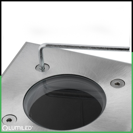 Venkovní osvětlení GU10, IP65 IK09 Čtvercová CATIO 2 LUMILED