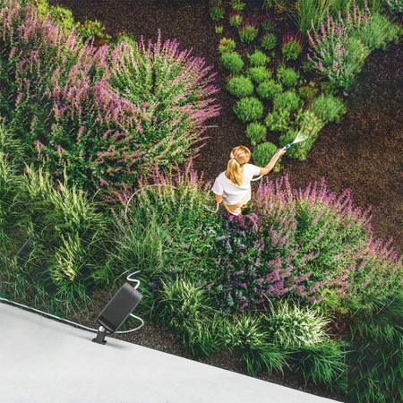 Automatický naviják na zahradní hadici s 20m koncovkami + zavlažovací sada ERGO CELLFAST