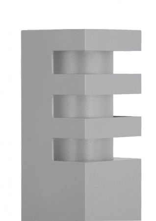 Venkovní stojací zahradní lampa RADO 1 AL E27 75cm Su-Ma