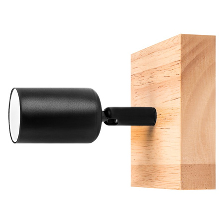 Bodové nástěnné svítidlo E27 Bodové světlo pohyblivé černohnědé Eos Masterled