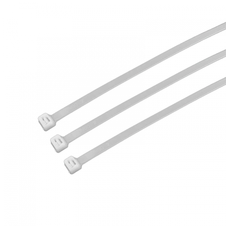 Kabelové stahovací pásky 7,6x750 mm bílé TRACKS Zipové stahovací pásky OK-76750W .VÍCE 50 ks.