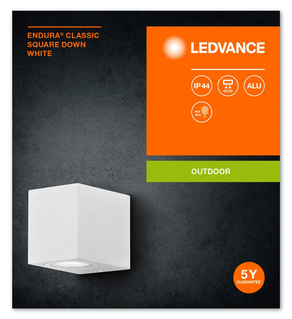 Nástěnné svítidlo ENDURA Classic Square Down White LEDVANCE