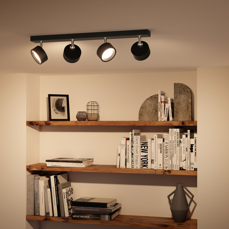 LED reflektorová stropní lampa 22W 2200lm 2700K Black Brother Philips