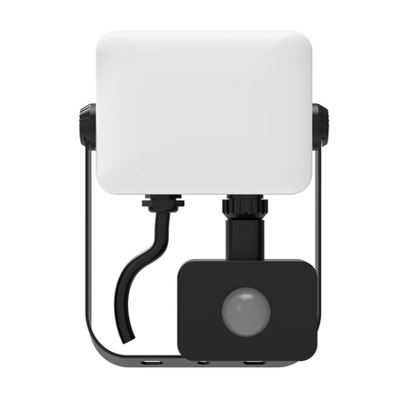 LED reflektor 20W 1800lm 4000lm neutrální 120° černý IP65 mléčný Sanico Goldlux