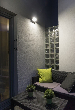 Venkovní zahradní fasádní svítidlo LED nástěnné svítidlo Rota RT-K100 10W 720lm 4000K Neutrální bila Su-Ma